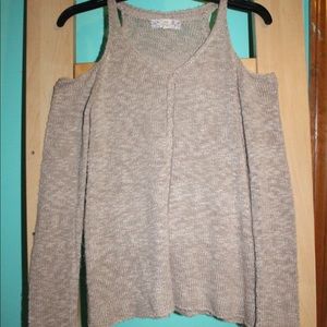 Pink Republic shoulder-less top